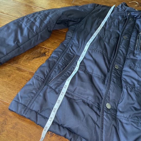 White Stone Jacket Navy Blue Medium Fully Lined Pockets - Picture 7 of 16